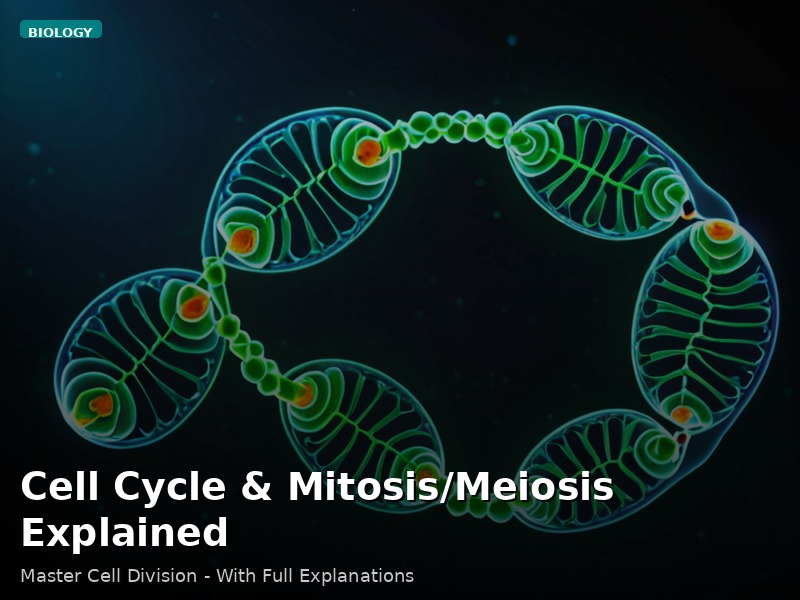 Cell Cycle & Mitosis/Meiosis Explained