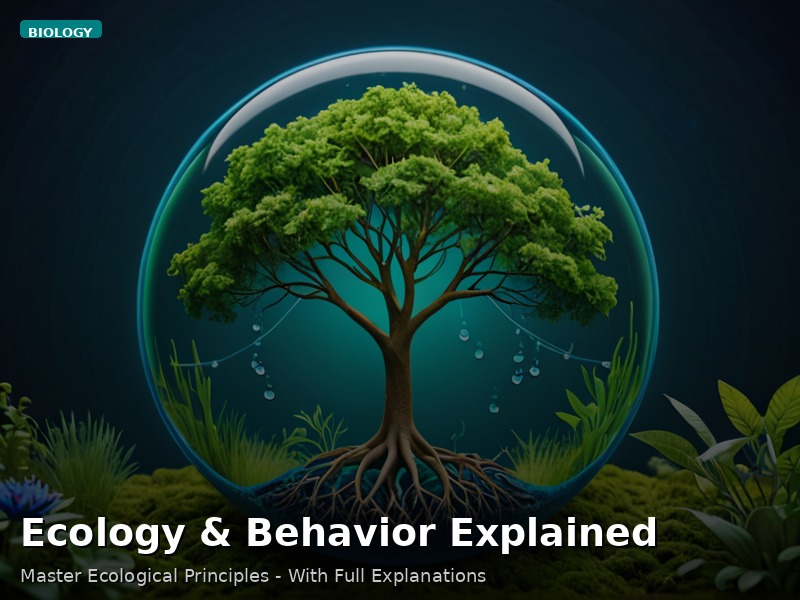 Ecology & Behavior Explained