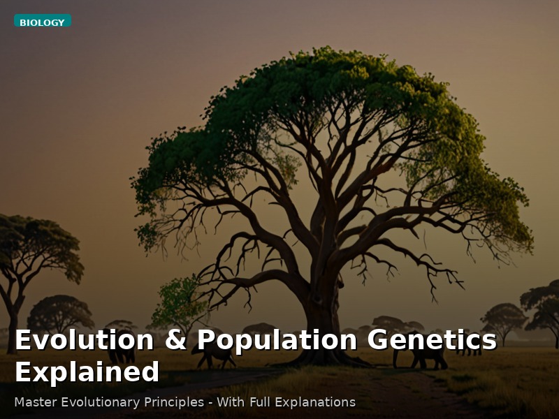 Evolution & Population Genetics Explained