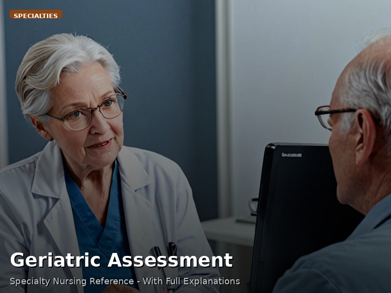 Geriatric Assessment