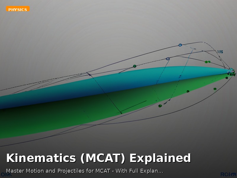 Kinematics (MCAT) Explained