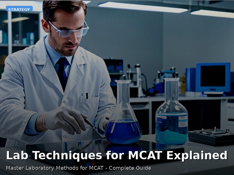 Lab Techniques for MCAT Explained