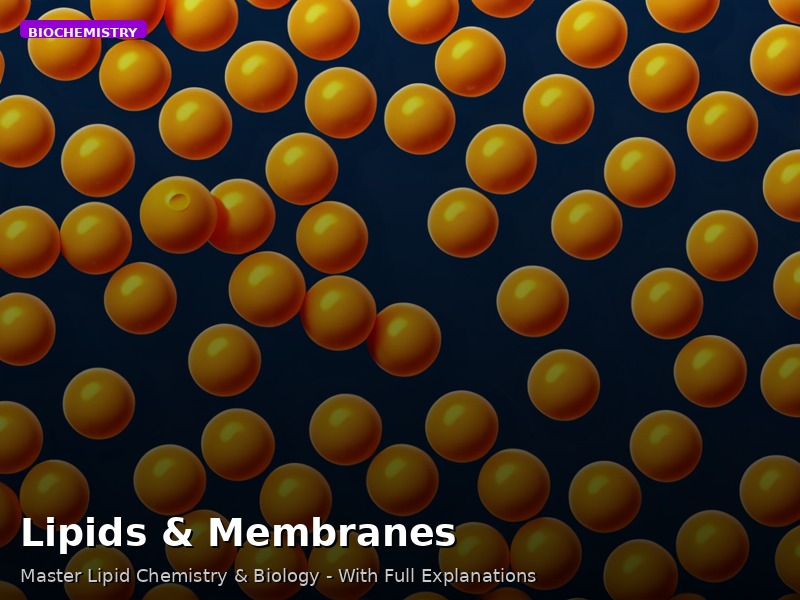 Lipids & Membranes