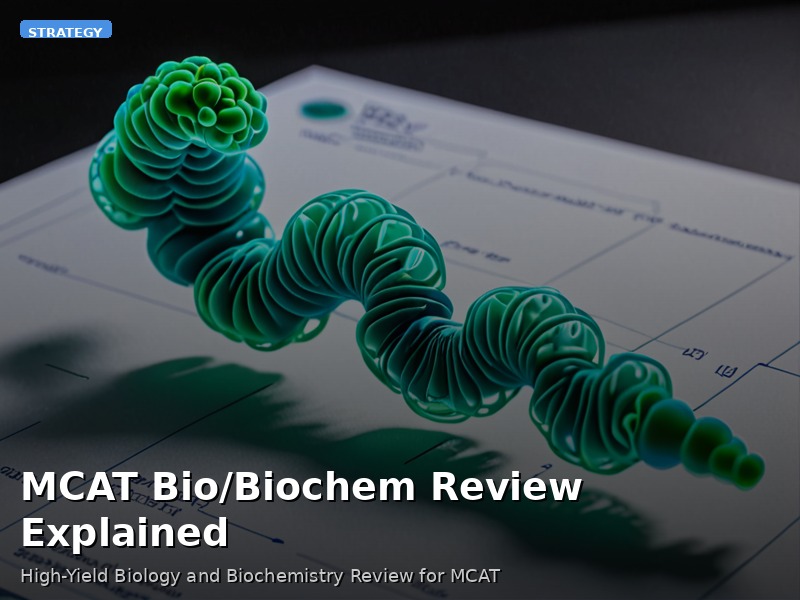 MCAT Bio/Biochem Review Explained