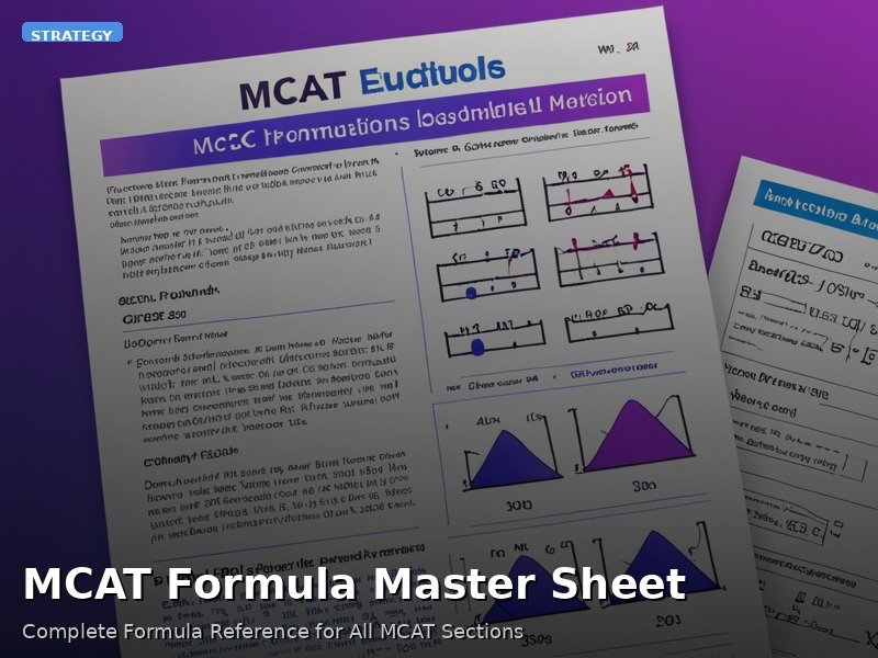 MCAT Formula Master Sheet