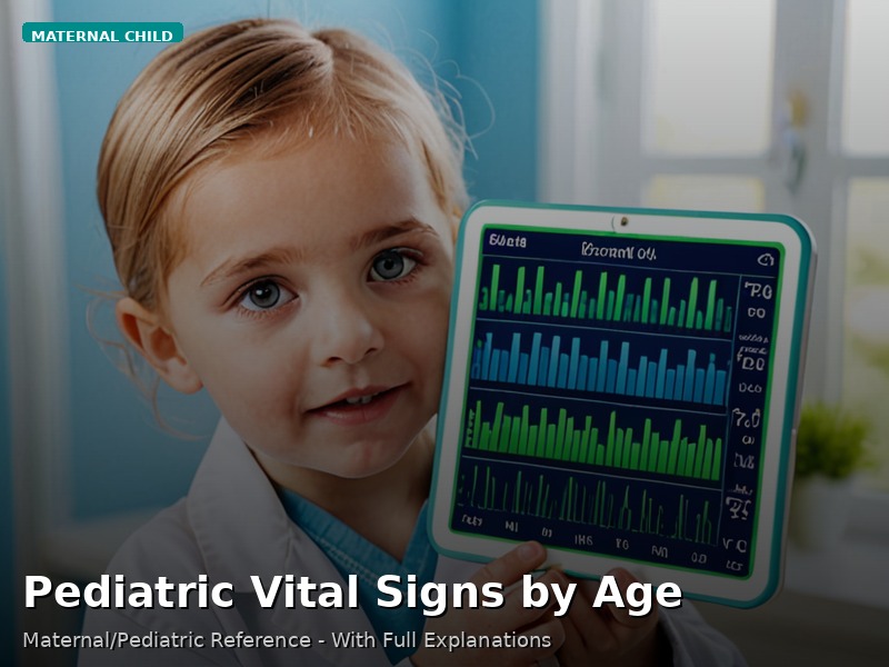 Pediatric Vital Signs by Age
