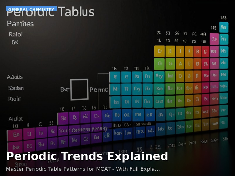 Periodic Trends Explained