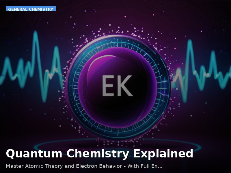 Quantum Chemistry Explained