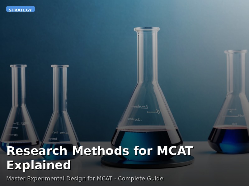 Research Methods for MCAT Explained