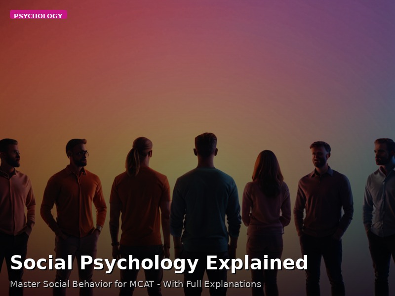 Social Psychology Explained