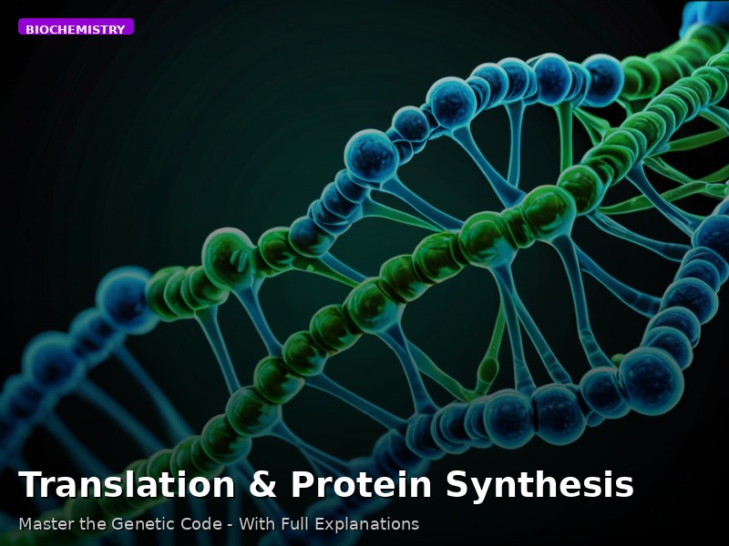 Translation & Protein Synthesis